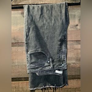 Vigoss wide leg black denim jeans